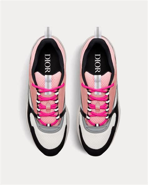 dior black and pink sneakers|Dior b22 pink and white.